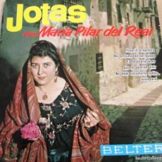 Discos de vinilo: MARÍA PILAR DEL REAL - JOTAS. EP, EDICIÓN ESPAÑOLA 7” DE 1963. MAGNÍFICO ESTADO (VG+/NM)