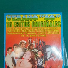 Discos de vinilo: VERANO ”80” 15 ÉXITOS ORIGINALES