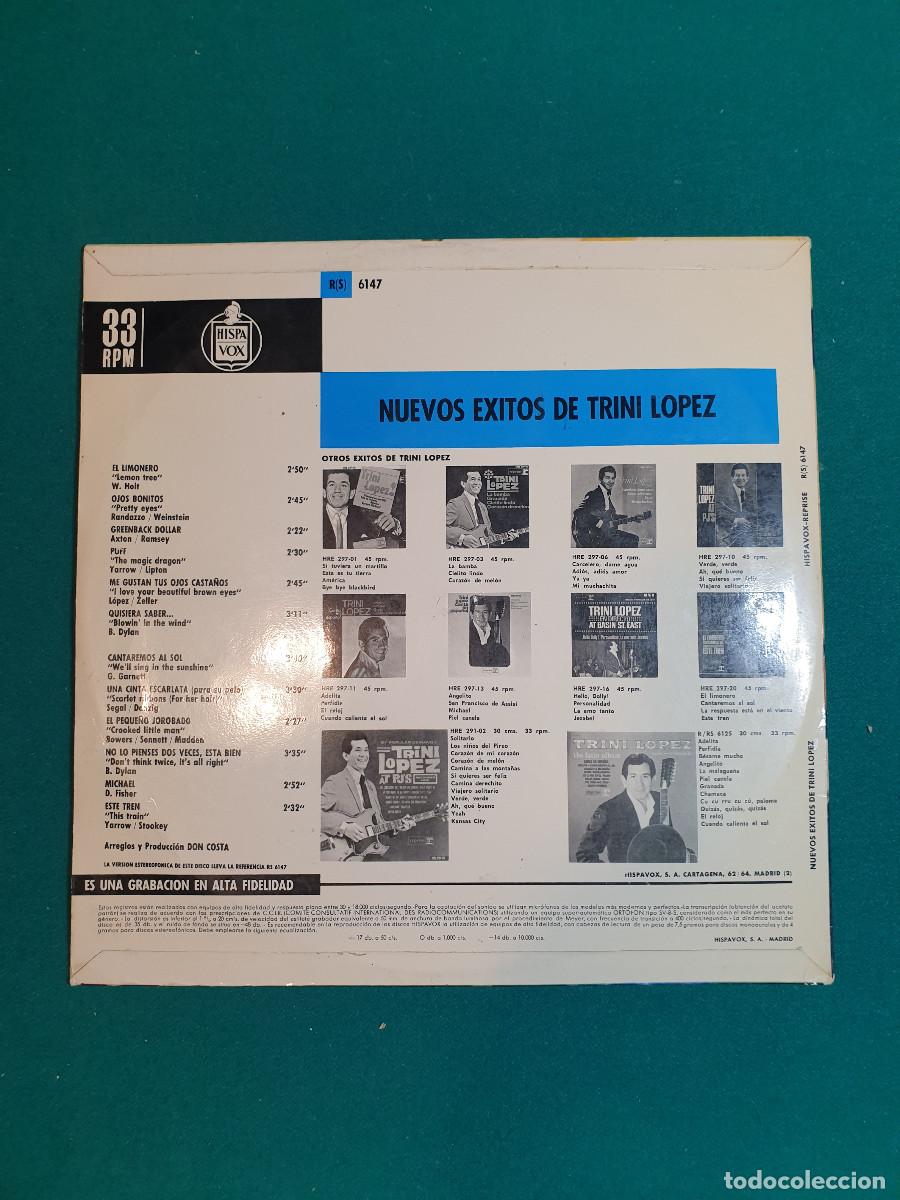 Discos de vinilo: Trini Lopez &ndash; Nuevos Exitos - Foto 2
