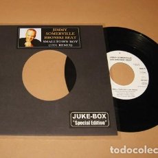 Discos de vinilo: JIMMY SOMERVILLE / BRONSKI BEAT - SMALLTOWN BOY ('91 REMIX) - SINGLE - 1991 - JUKE-BOX