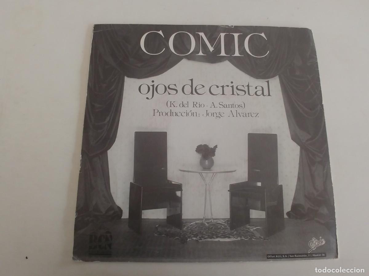 Discos de vinilo: COMIC-SINGLE OJOS DE CRISTAL - Foto 2