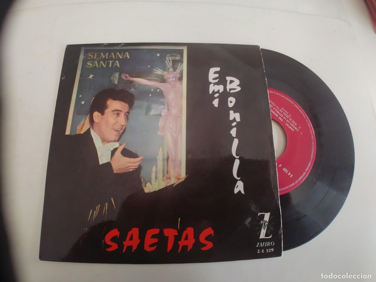 Discos de vinilo: EMI BONILLA-EP SAETAS - Foto 1