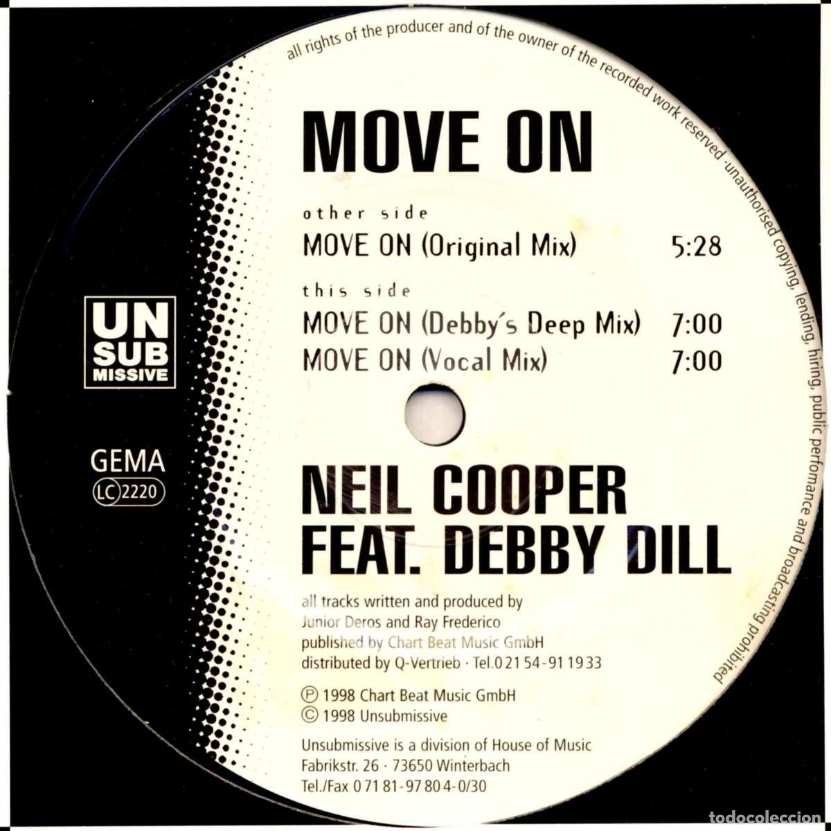Discos de vinilo: Move On (12&rdquo; Maxi) - Cooper, Neil feat. Debby Dill - Foto 1