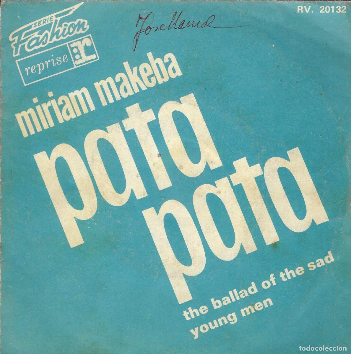 Discos de vinilo: EMI -- MIRIAM MAKEBA -- PATA PATA - Foto 1