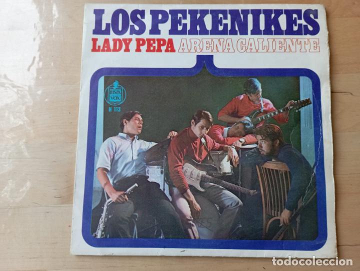Discos de vinilo: SINGLE LOS PEKENIKES.HISPANO VOX. - Foto 2