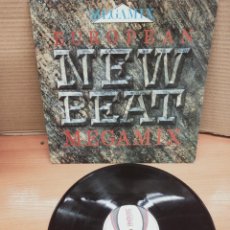 Discos de vinilo: MEGAMIX NEW BEAT EUROPEAN NEW BEAT MEGAMIX - LP INDISC BENELUX.