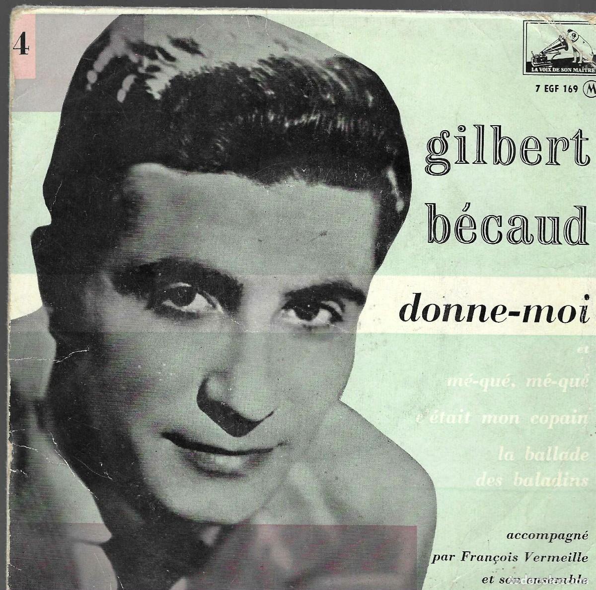 Discos de vinilo: GILBERT BECAUD -- DONNE MOI - Foto 1