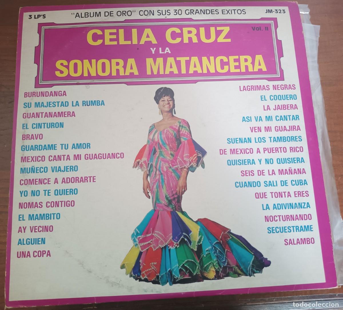 Discos de vinilo: CELIA CRUZ Y LA SONORA MATANCERA -- 3 LPS -- 1980 - Foto 1