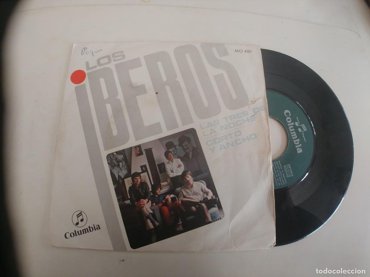 Discos de vinilo: LOS IBEROS-SINGLE LAS TRES DE LA NOCHE - Foto 1