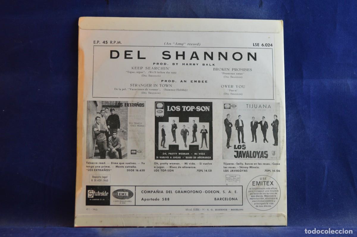 Discos de vinilo: DEL SHANNON - KEEP SEARCHIN + 3 - EP - Foto 2
