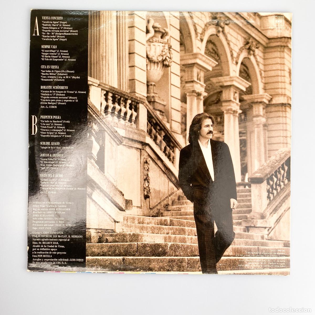 Discos de vinilo: LP. Luis Cobos. Vienna Concerto (G/+VG+) - Foto 2