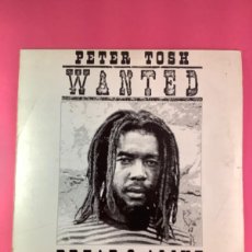 Discos de vinilo: PETER TOSH - WANTED DREAD & ALIVE - LP SPAIN 1981