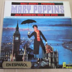 Discos de vinilo: WALT DISNEY PRESENTA MARY POPPINS (EN ESPAÑOL). EP, ED ESPAÑOLA 7” 1966. IMPECABLE (NM)