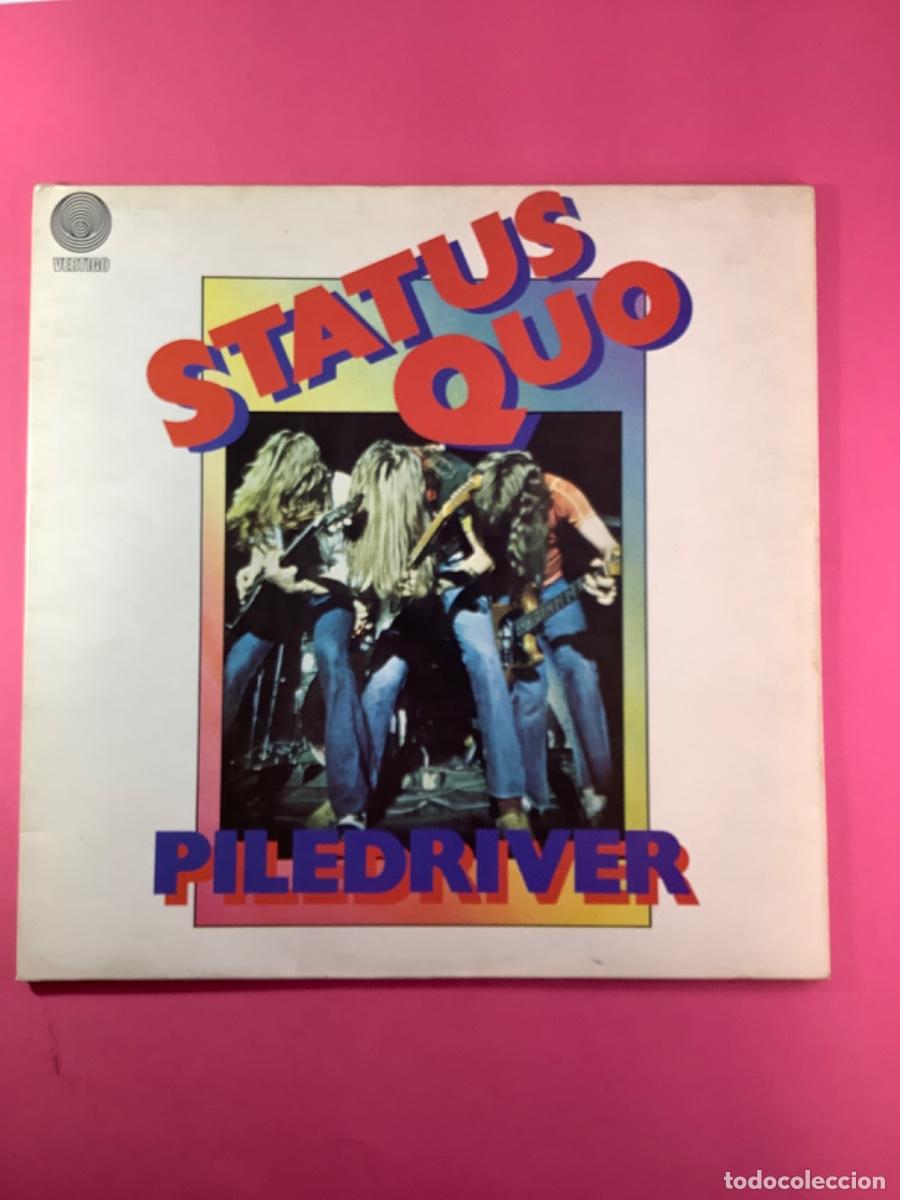 Discos de vinilo: STATUS QUO - PILEDRIVER - ENGLAND V&Eacute;RTIGO 1972 GATEFOLD - Foto 1