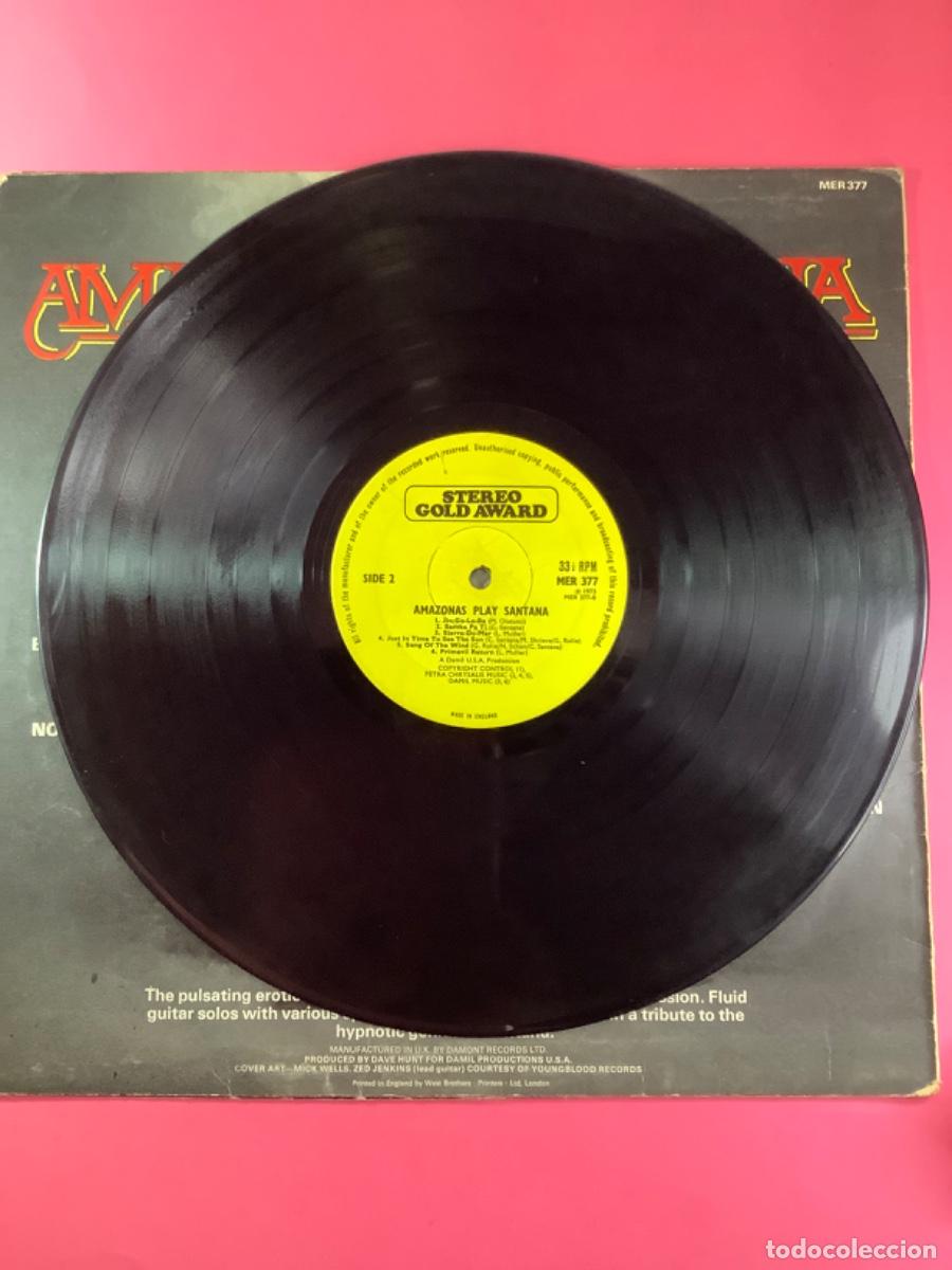 Discos de vinilo: SANTANA - AMAZONAS PLAY - LP 1973 ENGLAND - Foto 3