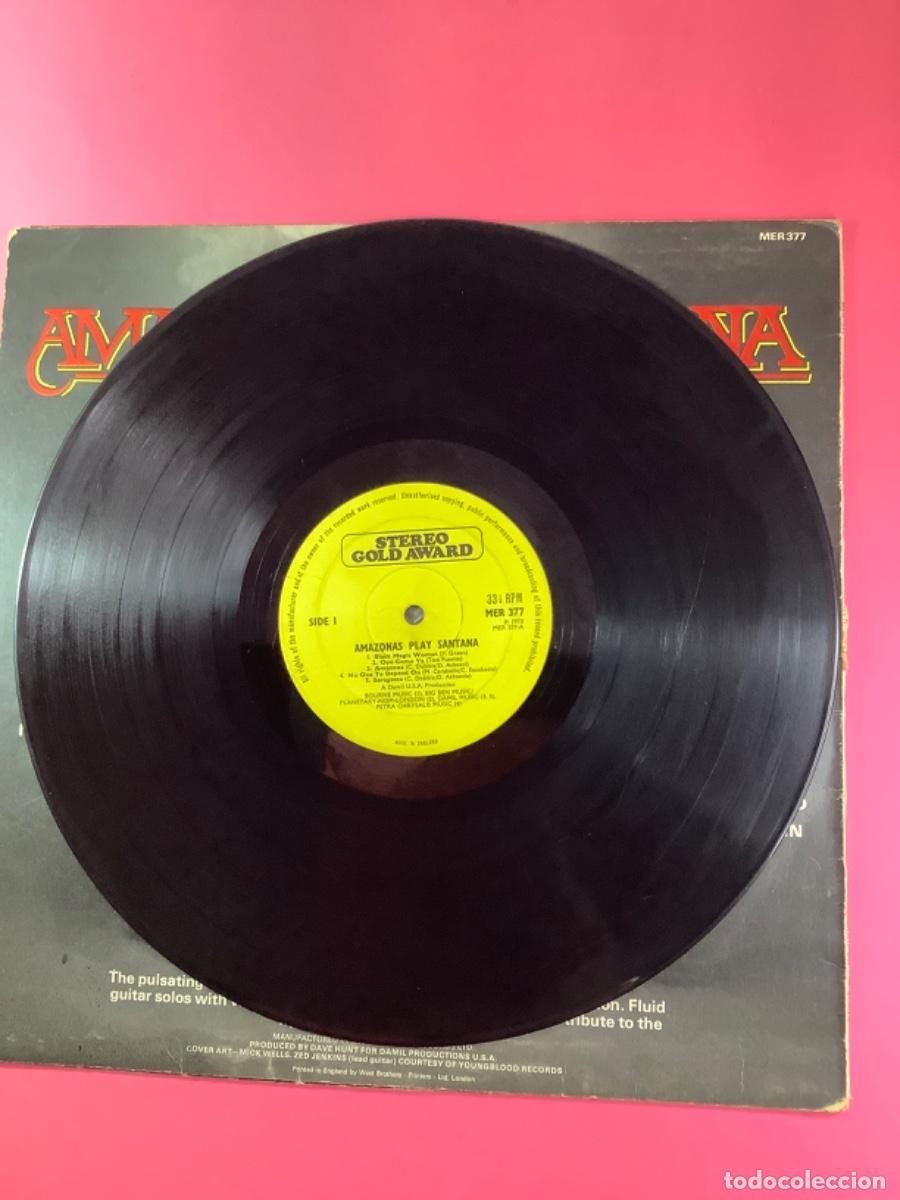 Discos de vinilo: SANTANA - AMAZONAS PLAY - LP 1973 ENGLAND - Foto 4