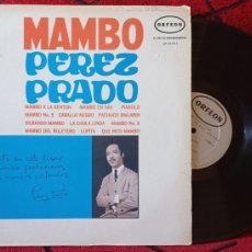 Discos de vinilo: PEREZ PRADO Y SU ORQUESTA ** MAMBO ** VINILO LP ORIGINAL 1965 MEXICO