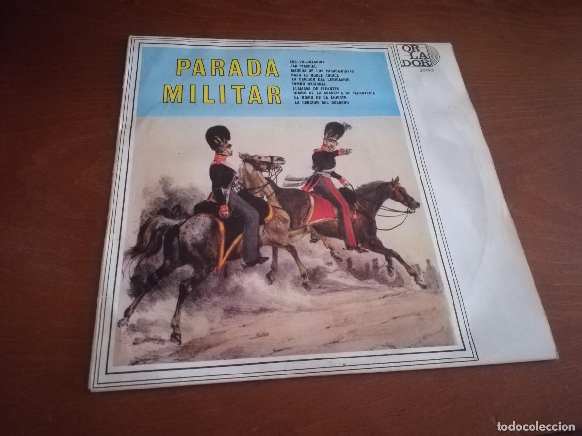 Dischi in vinile: PARADA MILITAR / BANDAS JAEN, BADAJOZ, ALBUERA, TRAFICO BARCELONA / R-1 / ORLADOR