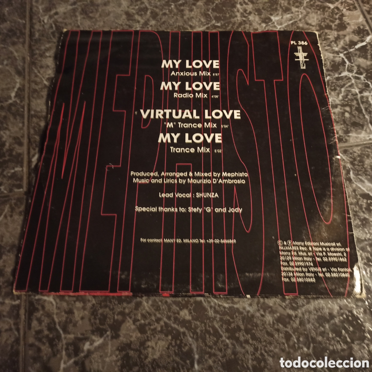 Discos de vinilo: Mephisto - My Love (12&rdquo;, Maxi) - Foto 2