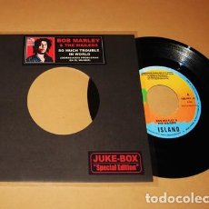 Dischi in vinile: BOB MARLEY & THE WAILERS - SO MUCH TROUBLE IN WORLD - SINGLE - 1978 - JUKE-BOX