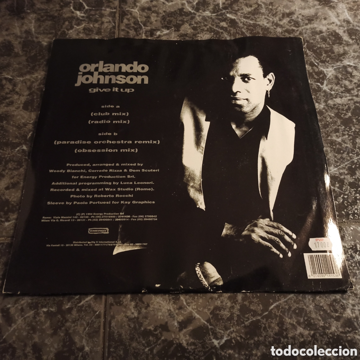 Discos de vinilo: Orlando Johnson - Give It Up (12&rdquo;) - Foto 2