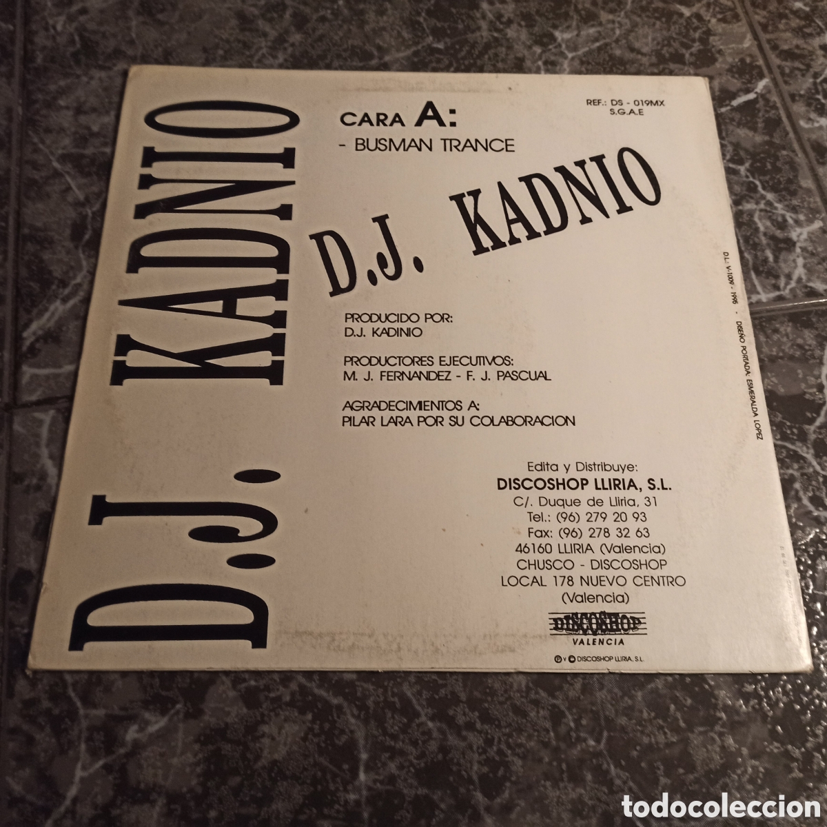 Discos de vinilo: D.J. Kadnio - Busman Trance (12&rdquo;, S/Sided) - Foto 2