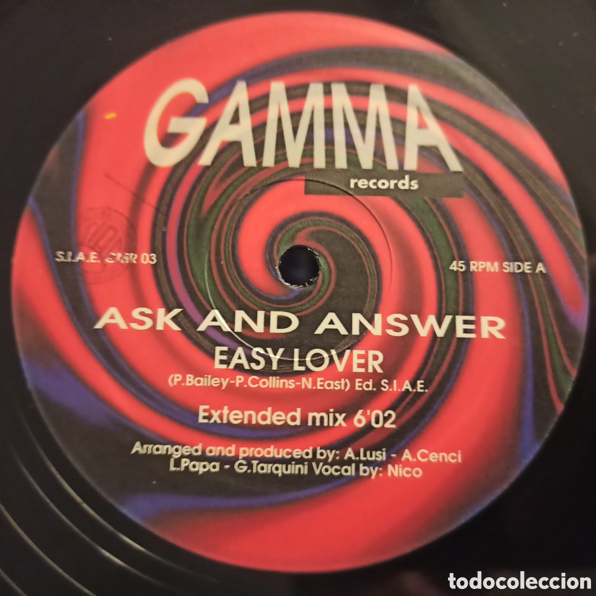 Discos de vinilo: Ask And Answer - Easy Lover (12&rdquo;) - Foto 2