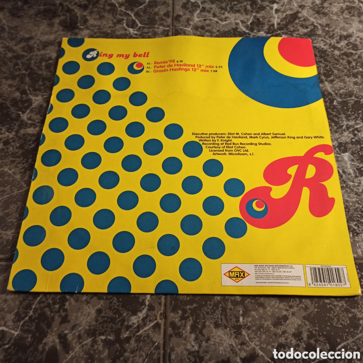 Discos de vinilo: Trybe Feat. Anita Ward - Ring My Bell (12&rdquo;) - Foto 2