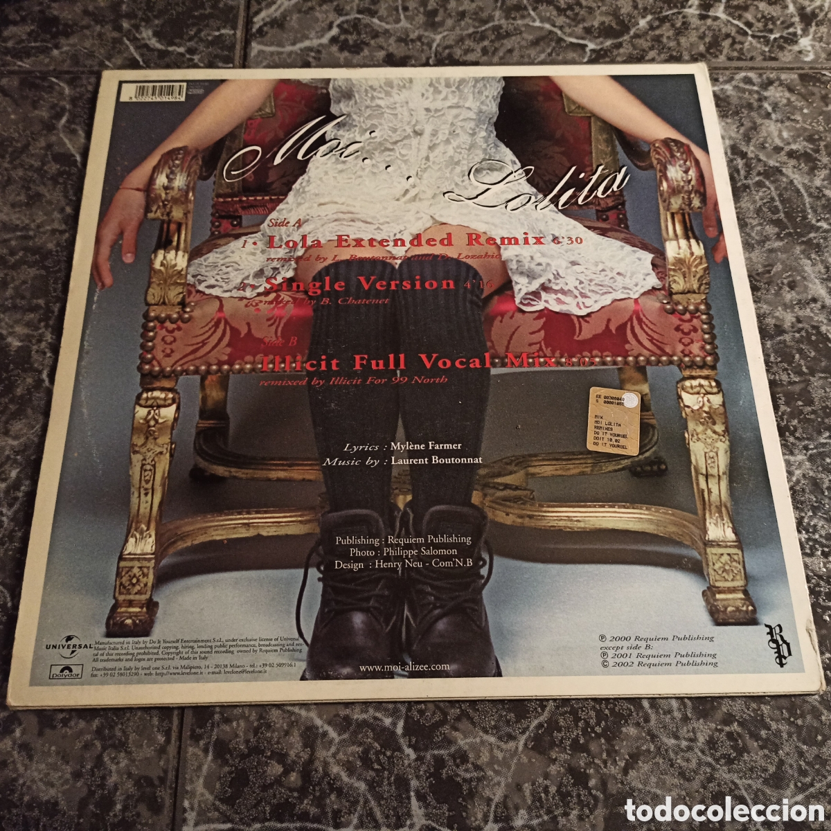 Discos de vinilo: Aliz&eacute;e - Moi... Lolita (12&rdquo;) - Foto 2