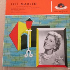 Discos de vinilo: LALE ANDERSEN - LILÍ MARLEN. EP, ED ESPAÑOLA 7” DE 1958. IMPECABLE (NM)