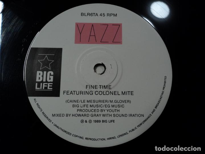 Discos de vinilo: YAZZ - FINE TIME - Foto 3