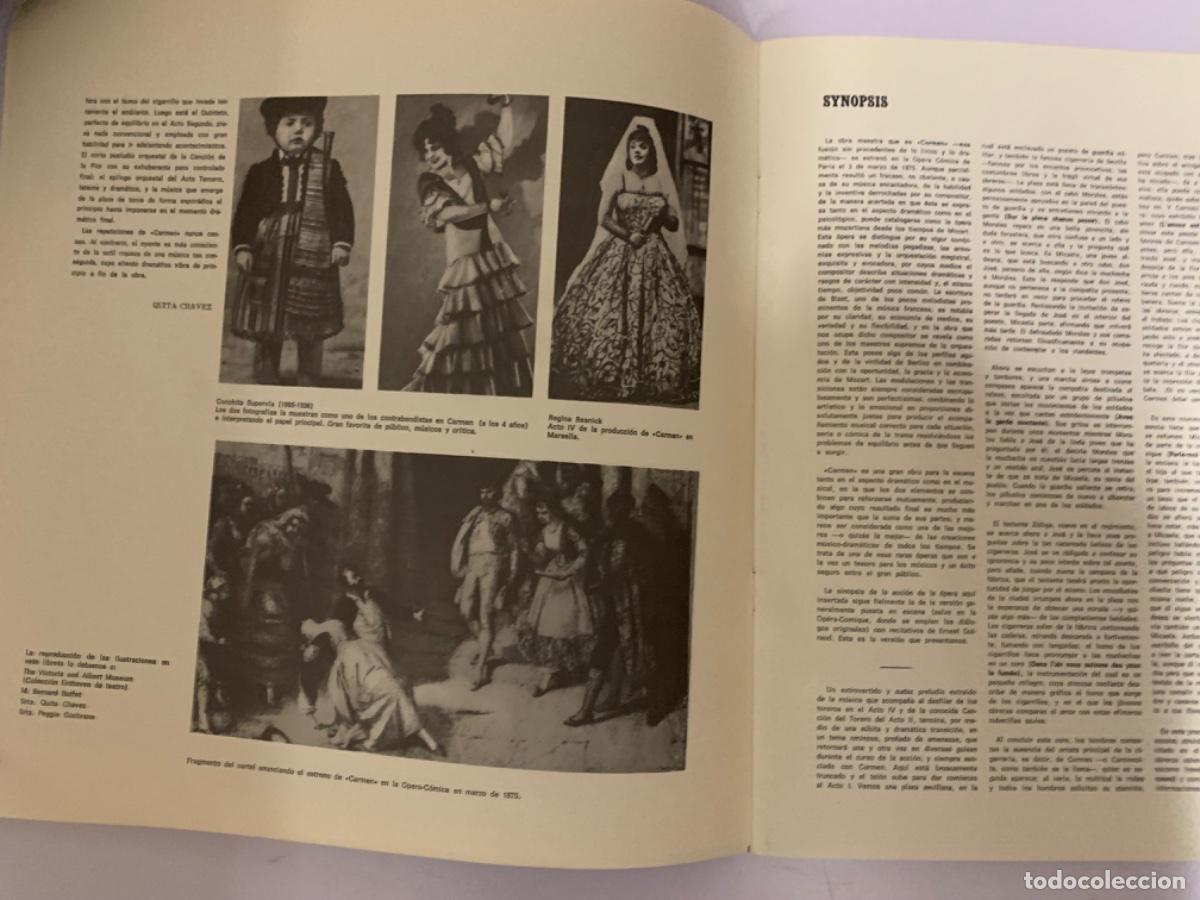 Discos de vinilo: Carmen de Bizet - Foto 4