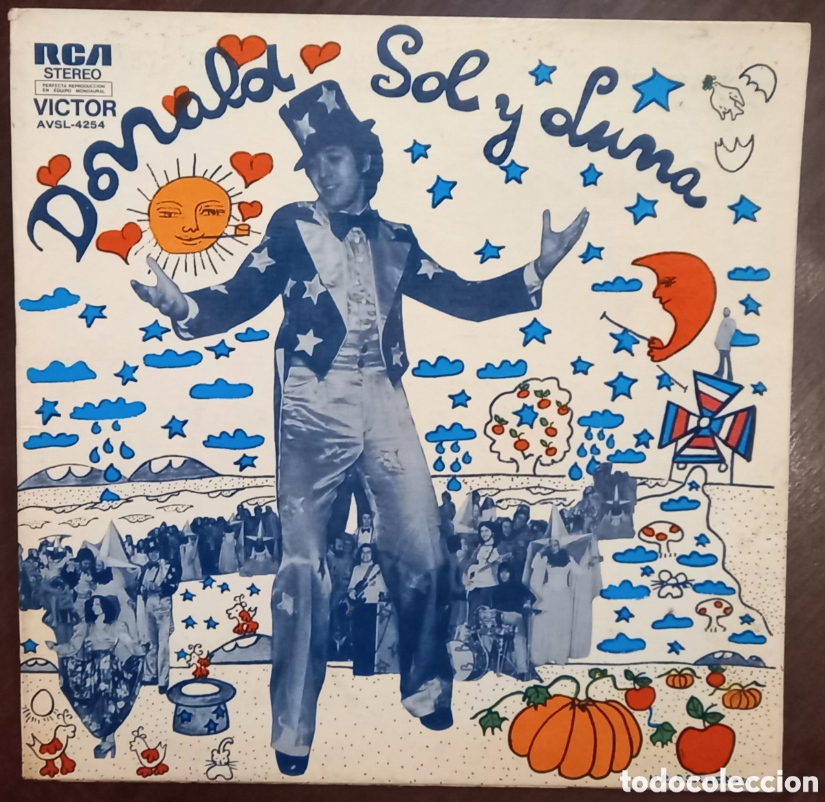 Discos de vinilo: Disco &rdquo;Sol y Luna&rdquo; de Donald 1974 - Foto 1