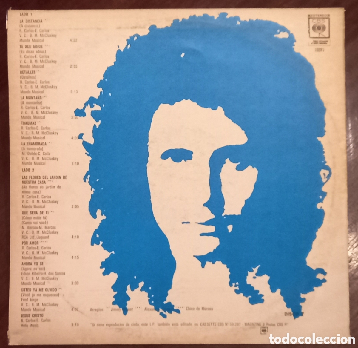 Discos de vinilo: Disco &rdquo;Los mas grandes exitos&rdquo; vol.2 de Roberto Carlos - Foto 2