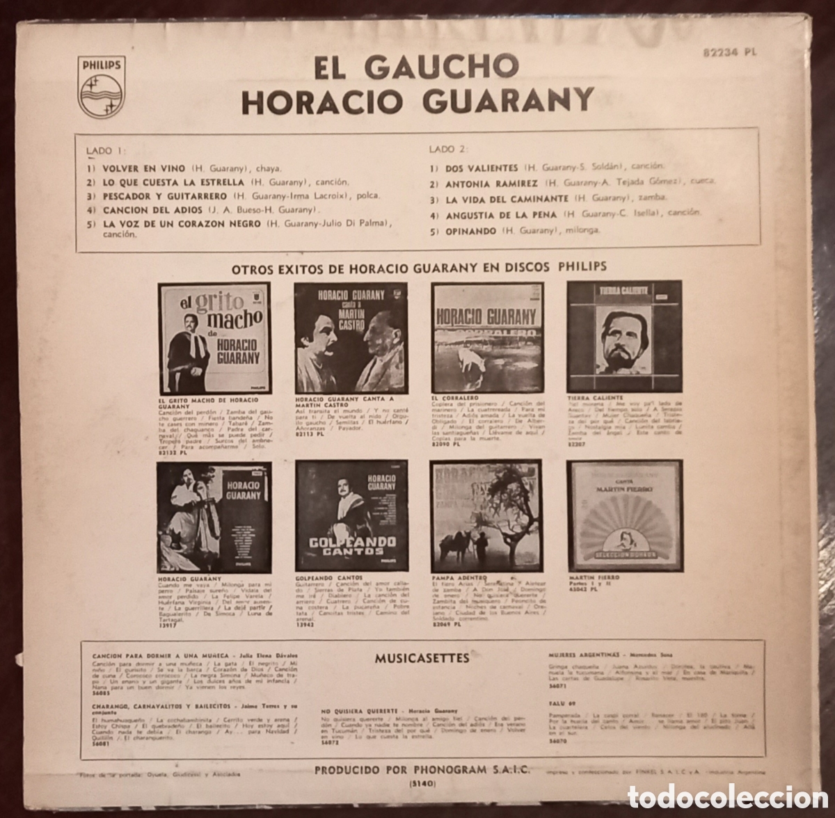 Discos de vinilo: Disco &rdquo;El gaucho&rdquo; de Horacio Guarany - Foto 2