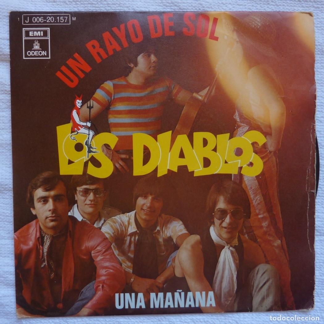 Discos de vinilo: LOS DIABLOS // UN RAYO DE SOL // 1970 // SINGLE - Foto 1