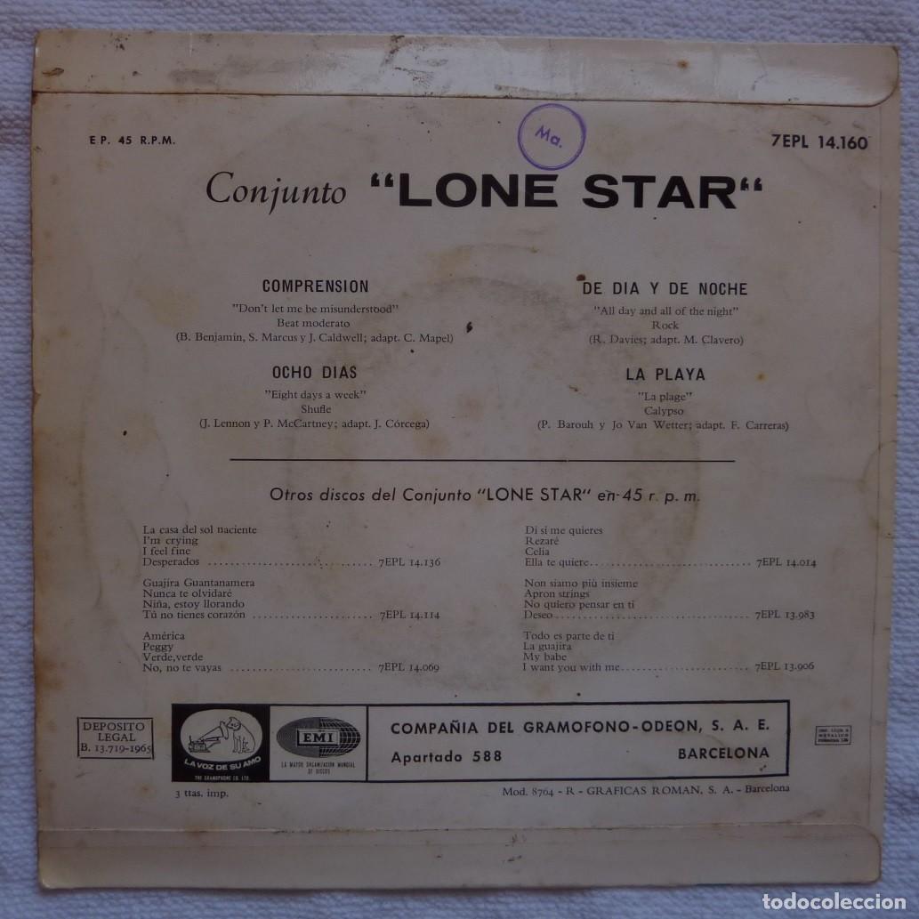 Discos de vinilo: LONE STAR // COMPRENSION+3// 1965 // EP - Foto 2