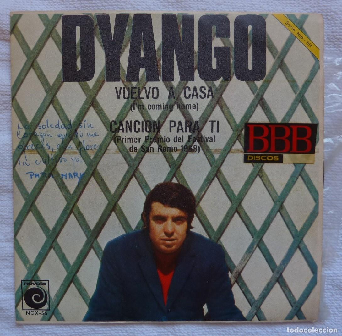 Discos de vinilo: DYANGO // CANCION PARA TI// 1968// SINGLE - Foto 1