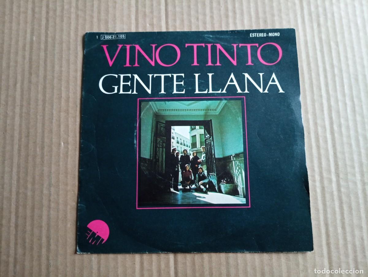 Discos de vinilo: VINIO TINTO - GENTE LLANA SINGLE 1974 - Foto 1