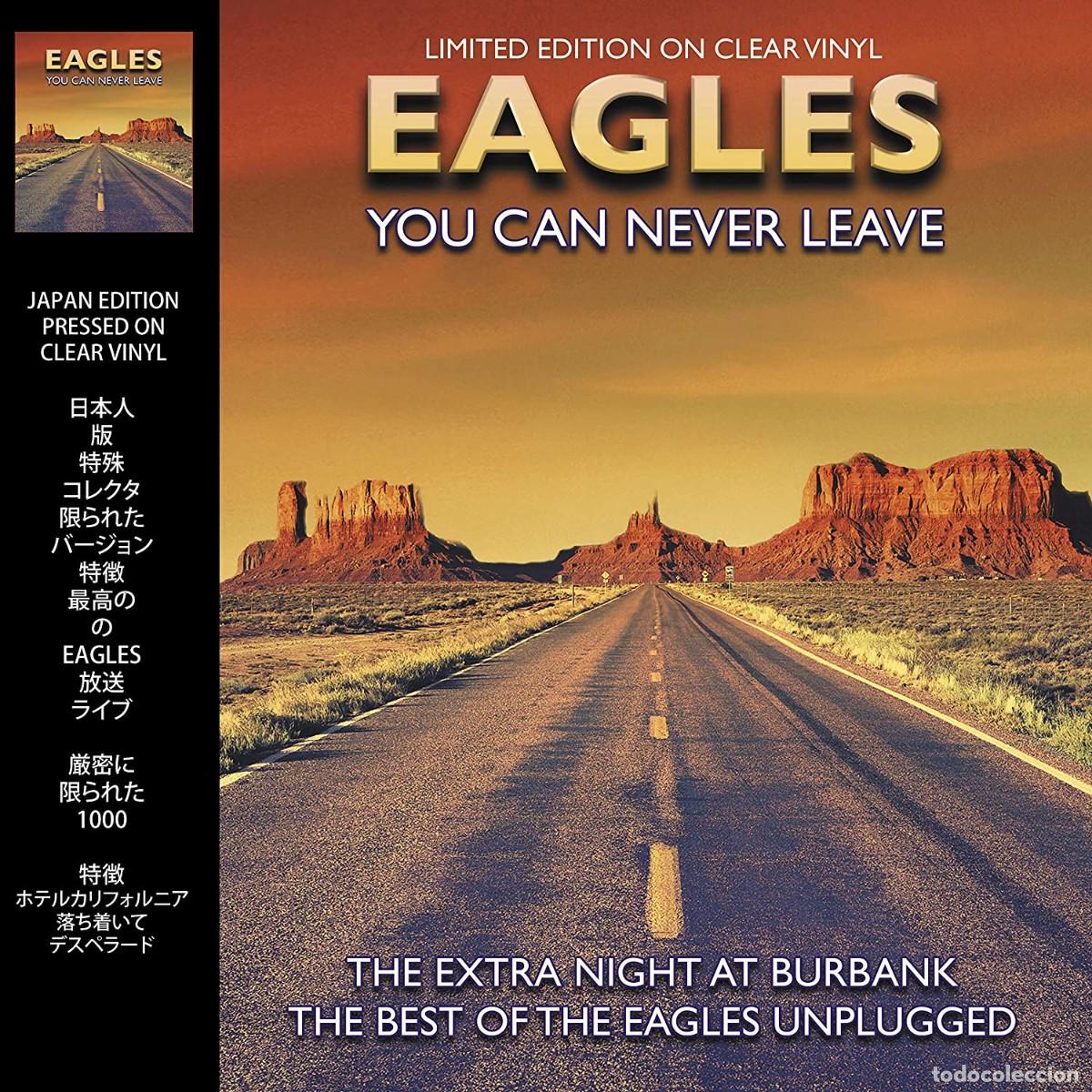Discos de vinilo: LP EAGLES - You Can Never Leave - Live Burbank 1994 - Foto 1