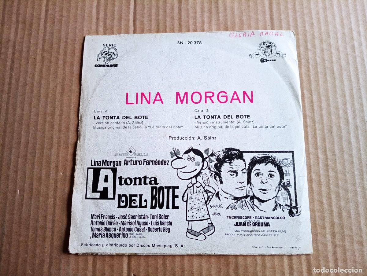 Discos de vinilo: BANDA SONORA - LA TONTA DEL BOTE SINGLE 1970 - Foto 3