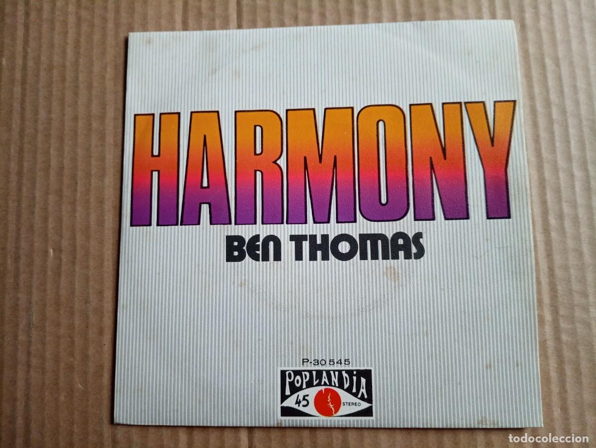 Discos de vinilo: BEN THOMAS - HARMONY SINGLE 1972 EDICION ESPA&Ntilde;OLA - Foto 1