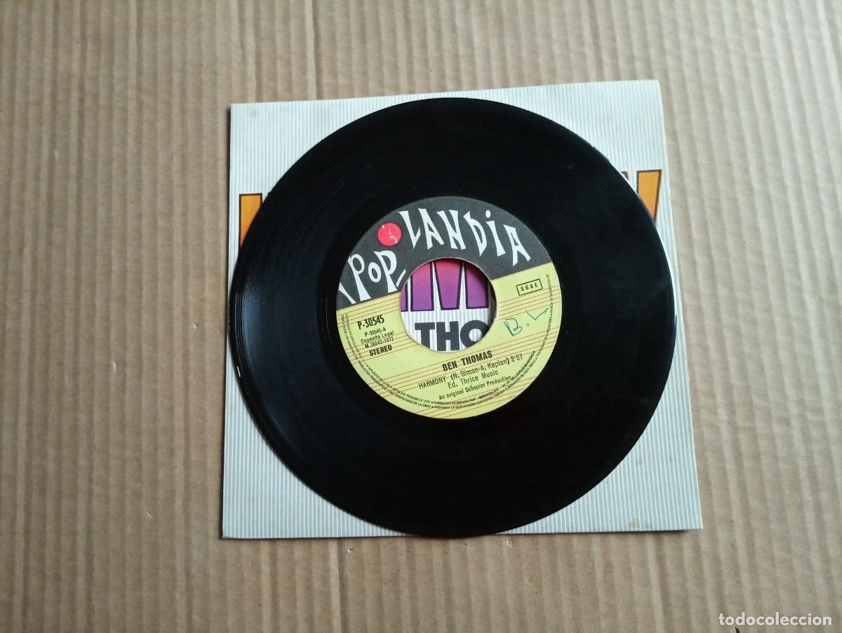 Discos de vinilo: BEN THOMAS - HARMONY SINGLE 1972 EDICION ESPA&Ntilde;OLA - Foto 2