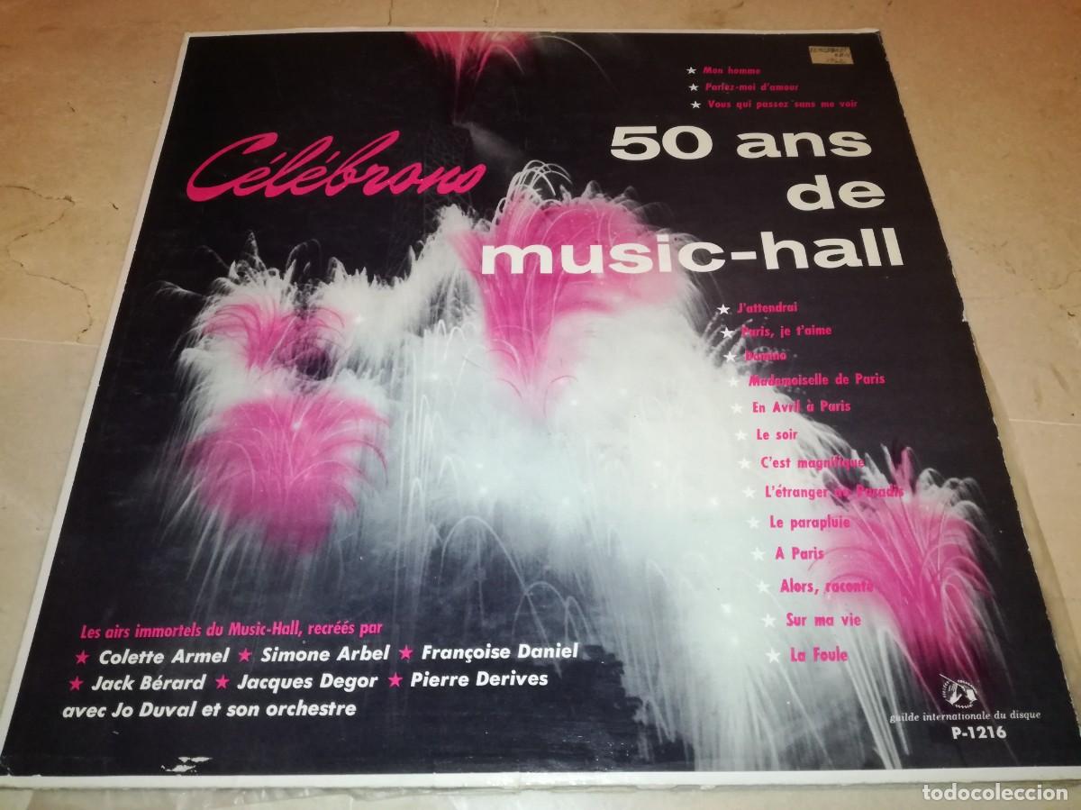 Dischi in vinile: CELEBRONS CINQUANTE ANS DE MUSIC HALL-ORIGINAL 1959-VINILO EN BUEN ESTADO