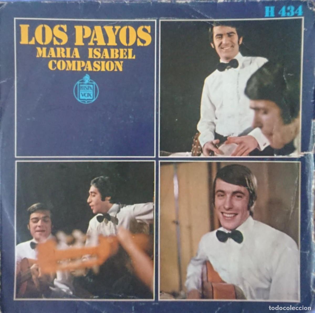 Discos de vinilo: LOS PAYOS - MARIA ISABEL - COMPASION - 1969 - Foto 1