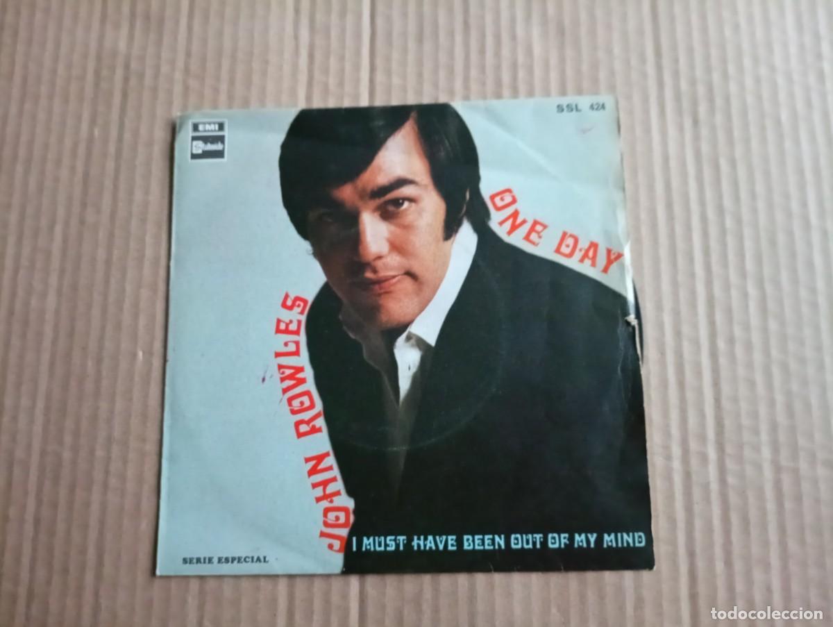 Discos de vinilo: JOHN ROWLES - ONE DAY SINGLE 1969 EDICION ESPA&Ntilde;OLA - Foto 1