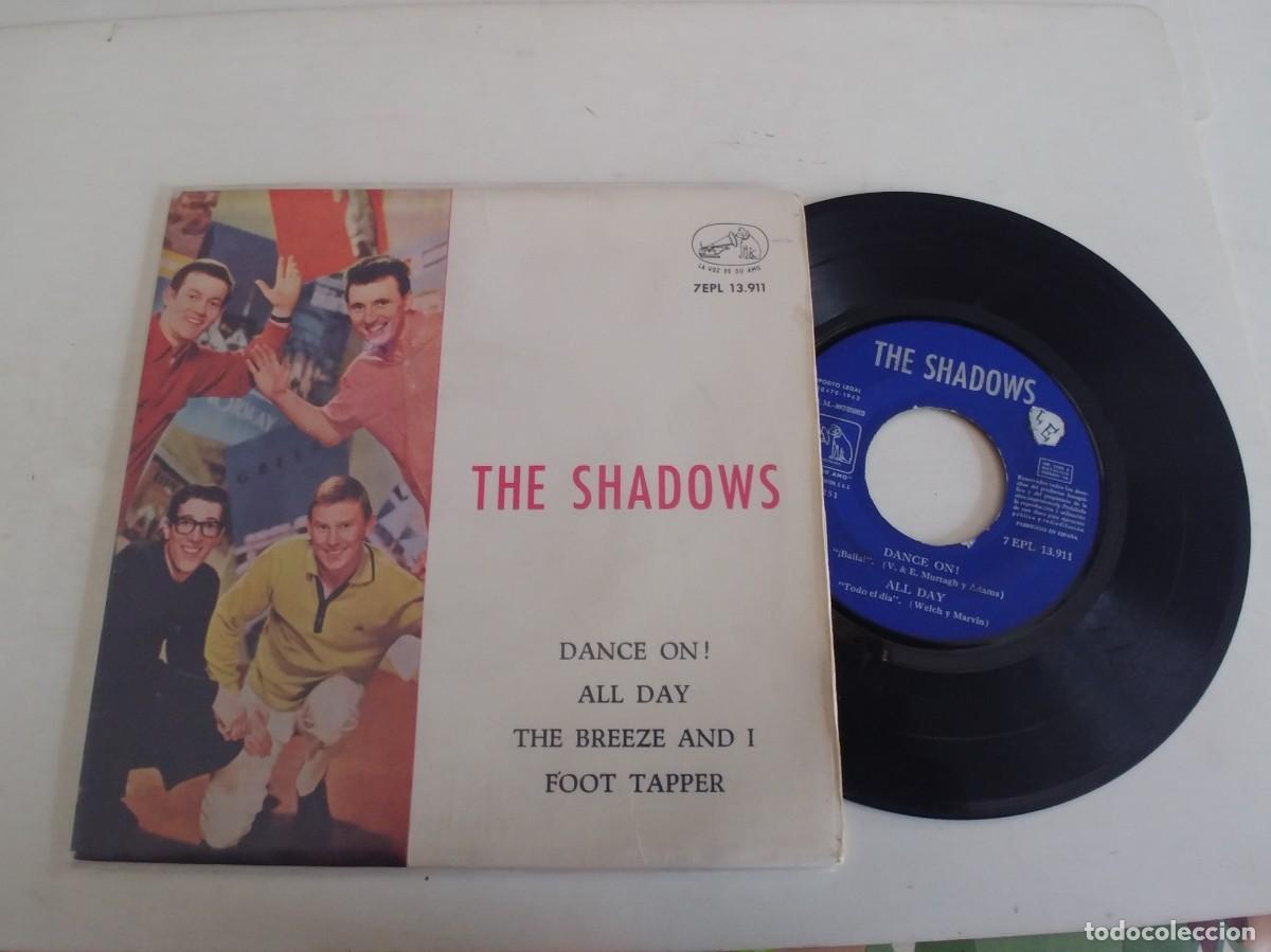 Discos de vinilo: THE SHADOWS-EP DANCE ON +3 - Foto 1