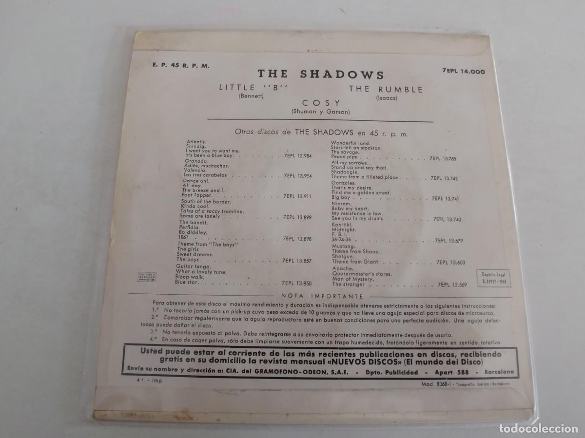 Discos de vinilo: THE SHADOWS-EP DANCE ON WITH - Foto 2