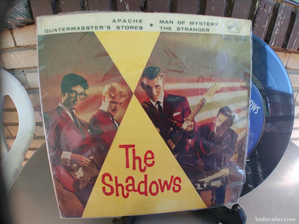 Discos de vinilo: THE SHADOWS-EP APACHE +3 - Foto 1