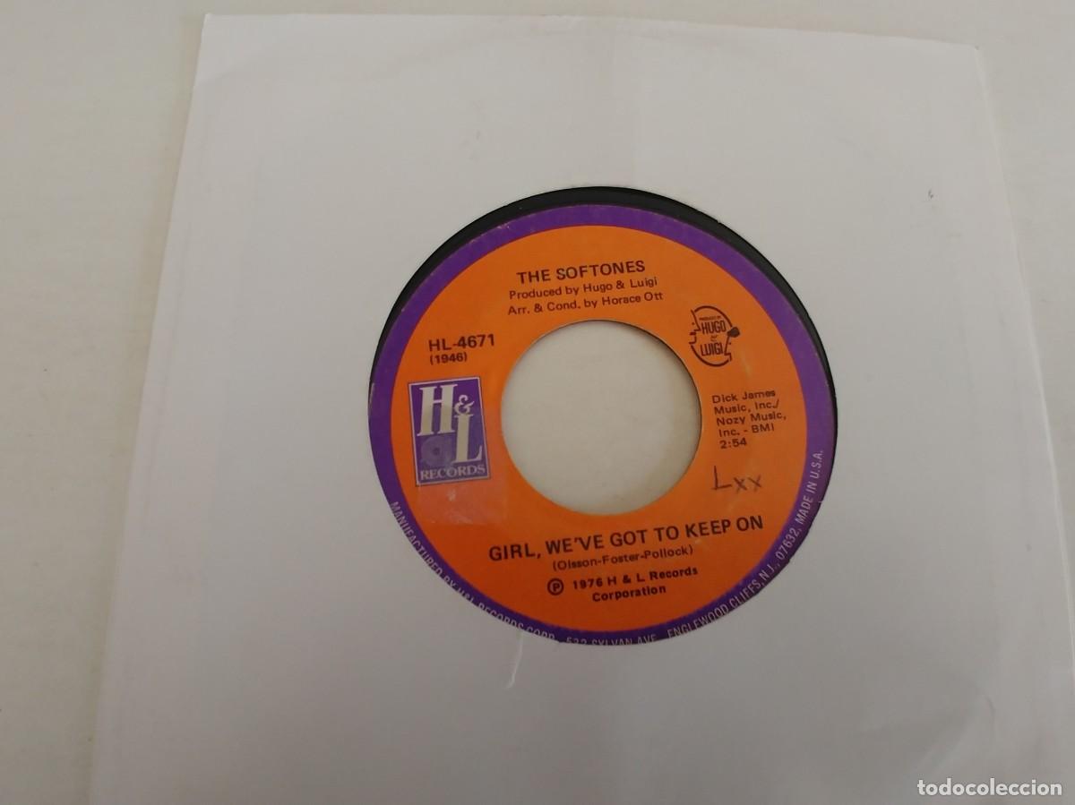 Discos de vinilo: THE SOFTONES-SINGLE LOVE CHILD-SIN FUNDA - Foto 2